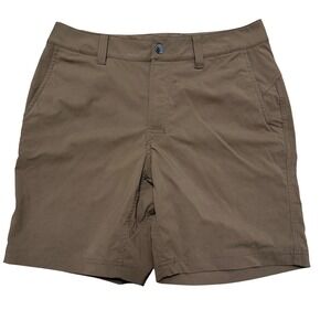 Stio Mens Rivet Short 32x8 Brown Nylon Stretch Hiking Outdoor 200432-287